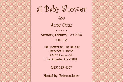 Unique baby shower invitations
