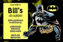 batman invitations