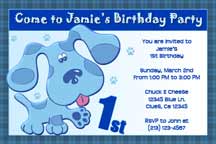 Blue's Clues Invitations