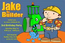 Bob the Builder Invitations