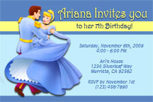 Cinderella Invitations