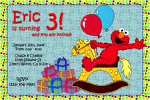 Elmo Invitations Horse