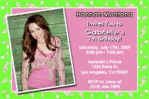 Hannah Montana Invitations