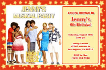 High School Musical Invitations