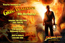 Indiana Jones Printable Invitations