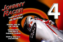 Speed Racer Invitations