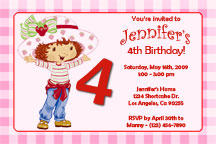 strawberry shortcake invitations
