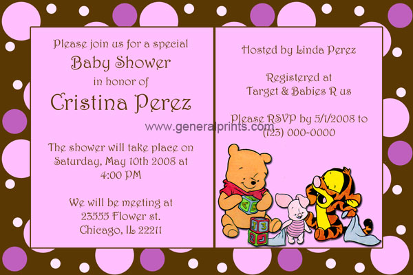 Winnie The Pooh Baby Shower