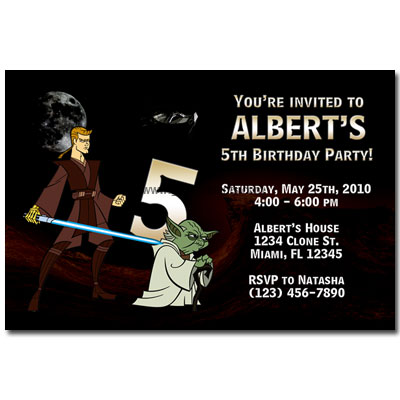 Star Wars Birthday Party Supplies on Star Wars Invitation   Star Wars Printable Invitation