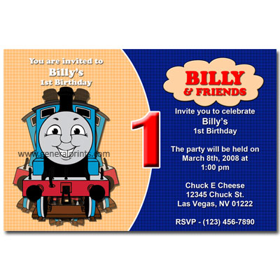 Thomas  Train Birthday Party on Printable Thomas The Train Ticket Cards   Firm Profile
