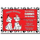 101 Dalmatians invitation