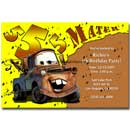 Disney Cars invitation