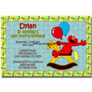 Elmo invitations style 3