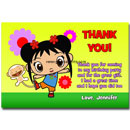 Ni Hao Kai Lan thank you card
