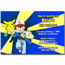 Pokemon invitation