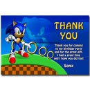 Sonic the Hedgehog invitation