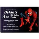 Spiderman invitation