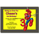 printable baby spiderman invitations