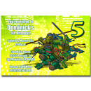 TMNT Ninja Turtles invitation