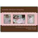 Inexpensive photo announcement