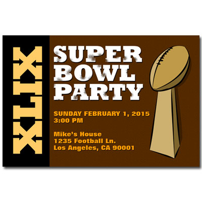 super bowl party invitations