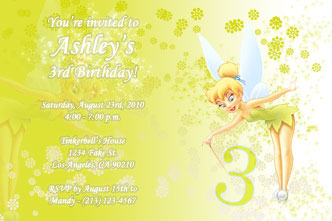 tinkerbell invites