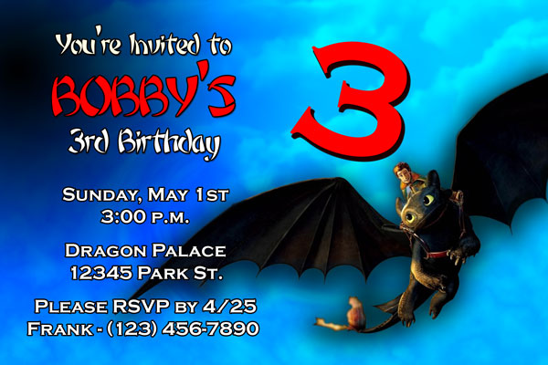 Toothless Birthday Invitation Edit Yourself Invitation Editable Birthday Invitation How to Train Your Dragon Birthday Invitation