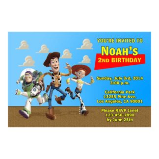 Personalized Toy Story Birthday Invitations Printable