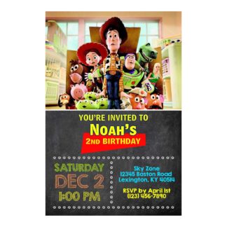 Personalized Toy Story Birthday Invitations Printable