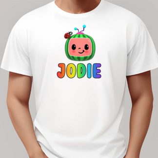 personalized cocomelon t shirt white