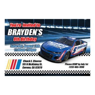 Personalized Nascar Birthday Invitations Printable