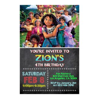 Personalized Encanto Birthday Party Invitations Printable