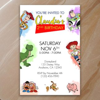 Personalized Toy Story Birthday Invitations Printable