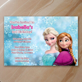 Personalized frozen Birthday Invitations Printable